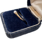 True Antique Victorian 14k Real Solid Yellow Gold Engagement Ring S 2 5 Rl Pearl