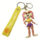 Lola Bunny From Looney Tunes Rubber And Metal Keychain Brand New Free Shipping