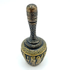 Vintage Antique  Indo-persian Small Bronze Vessel Snuff Perfume Bottle Ornate