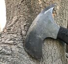 Handmade Carbon Steel Tomahawk Tactical Axe For Camping Hunting   Hiking