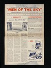 Men Of The Sky Original Movie Press Sheet 1942 Ww2 Us Air Forces Usaaf Pilots