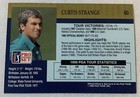 Hand Signed Autographed Pga Golf Card   Curtis Strange