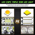 4  Automotive Led Light Bar   60w 16 000lm Offroad Spot Flood Combo Pods 