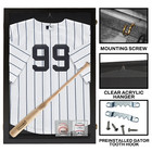 Large Jersey Display Case Baseballs Hockey Basketballs  Bats Display Case  P302
