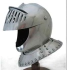 Close Armor Helmet Medieval Warrior 18 Gage Steel Knight Helmet Christmas Gift