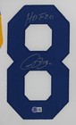 Isaac Bruce Autographed   Framed White St  Louis Jersey Beckett Certified