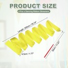 4 Pcs Dance Ribbons 78 7  Gymnastics Ribbon Streamers Red Wand  Yellow