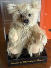  latte  Mini Mohair Bear - World Of Miniature Bears - Ltd Ed New In Box 3    Cute