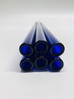 8    Long 6 Piece Premium  Borocilicate Color Blue Glass 12mm Od 8mm Id 2mm Thick