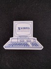 Wachovia Bank Magnet Desktop Computer Floppy Vtg 1990s 