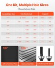 Vevor Knockout Punch Set 1 2 To 2 Inch Slug-buster Ratchet Knockout Set W 6 Dies