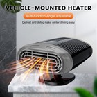 Portable Electric Car Heater 12v 500w Heating Fan Defogger Defroster Demister Us