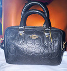 Coach Mini Rowan Crossbody Bag In Signature Leather