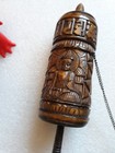 Tibetan Buddhist Handcrafted Hand Spinning Prayer Wheel Handheld-- Vintage--
