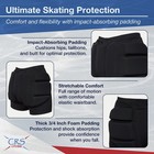 Crs Cross Padded Figure Skating Shorts    crash Butt Pads Hips Tailbone   Butt New