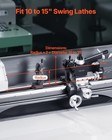 Vevor Quick Change Tool Post Set 8 Pcs Lathe Toolfor 10 -15  Mini Lathe Swing