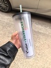 Starbucks    Kuromi 24oz Collaboration Large-capacity Transparent Tumbler W straw