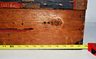 Large Antique Holmes   Coutts Famous English Fancy Biscuit Wood Crate Display