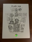 Pearl Jam Poster Ae   18 Original Concept Sketches 5 18 2025 Pittsburgh Signed