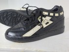 Vintage Deadstock 1970s Black Leather Riddell Shoes Size 8 5  Made In Usa
