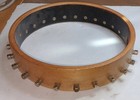 Vintage 10 5 8   X 2-1 4   Banjo Pot W  24 Shoes  Tension Hoop   Frosted Head