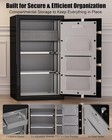 Large Fireproof Waterproof Safe 8 78 Cu Ft Digital Keypad Black Tigerking Used