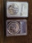 2021 Proof Silver American Eagle 2 Coin Set Type 1   2   Ngc Pf70 Ultra Cameo