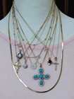 47 Pc Gold Plated 925 Sterling Jewelry Lot Reseller Bracelets Rings Necklaces