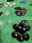 Over 100 Vintage Glass Buttons   Mixed Size Type Style Sets  Assorted Colors