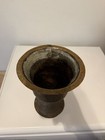 Engraved Brass Vase     Middle Eastern   Islamic Style Decorative Collectible