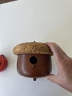 Handmade Wooden Acorn Birdhouse