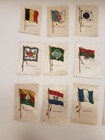 Vintage Lot Of 27 Cigarette Cigar Tobacco Advertising Silk Country Flags