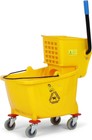 Commercial Mop Bucket With Side Pressure Wringer 36-quart new Generation  Yellow