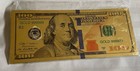 24k Gold Plated Foil  50    100 Dollar Bill Collectible Novelty Collection Note