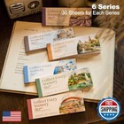 Miyouluna 540pcs Travel Washi Stickers  City Ephemera For Scrapbooking  Journ