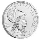 2021 Britannia Uk   2 One Ounce  999 Fine Silver Coin - Limited Edition Of 7 500