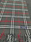 Burberry Scarve Shawl Wrap Nova Check Made In Scotland