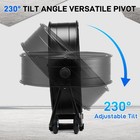 Heavy 30   Industrial High Velocity Metal Drum Fan 13 000 Cfm Powerful 3 Speeds
