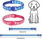 16 Pack Adjustable Puppy Id Collars - Soft Nylon Whelping Collars For Newborn Li