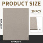 20 Pcs Chipboard  22pt  - 12 5  X 10  Gray Thick Kraft Board  Board binders Boar