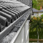 25pack 5 Inch Gutter Hangers With Pre-inserted Screw Hidden K-style Aluminum