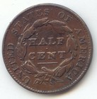 1828 13 Stars Classic Head Half Cent  Vf Details