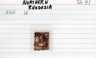 Northern Rhodesia King George V Postage Stamp 1 Shilling Sa-41