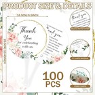 100 Pcs Wedding Hand Fans For Guests Bulk Decorative Plastic Handheld Wedding