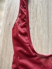 Red Rhinestone Fair Condition One Piece Dancewear Bodysuit