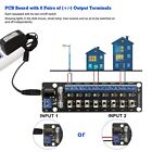 Evemodel 3v-24v Dc Individual Toggle Switch Power Distribution Module 8 Channel