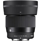 Sigma 56mm F 1 4 Dc Dn Contemporary For Canon Rf Mount  U s  Authorized Dealer