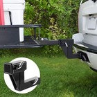 Trailer Hitch Riser  For 2 In  Receiver With 6 In  Rise drop  Black