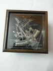 4 Inches Vintage Nautical Brass Sextant Antique Finish With Wooden Box Gift