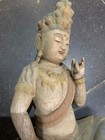 8 6 Inches Chinese Old Wood Hand Carved  buddha  Statue